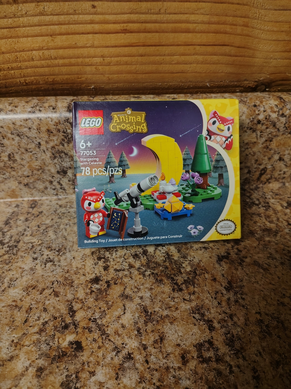 LEGO Animal Crossing Stargazing with Celeste Set - Yellow/Green/Blue/Red